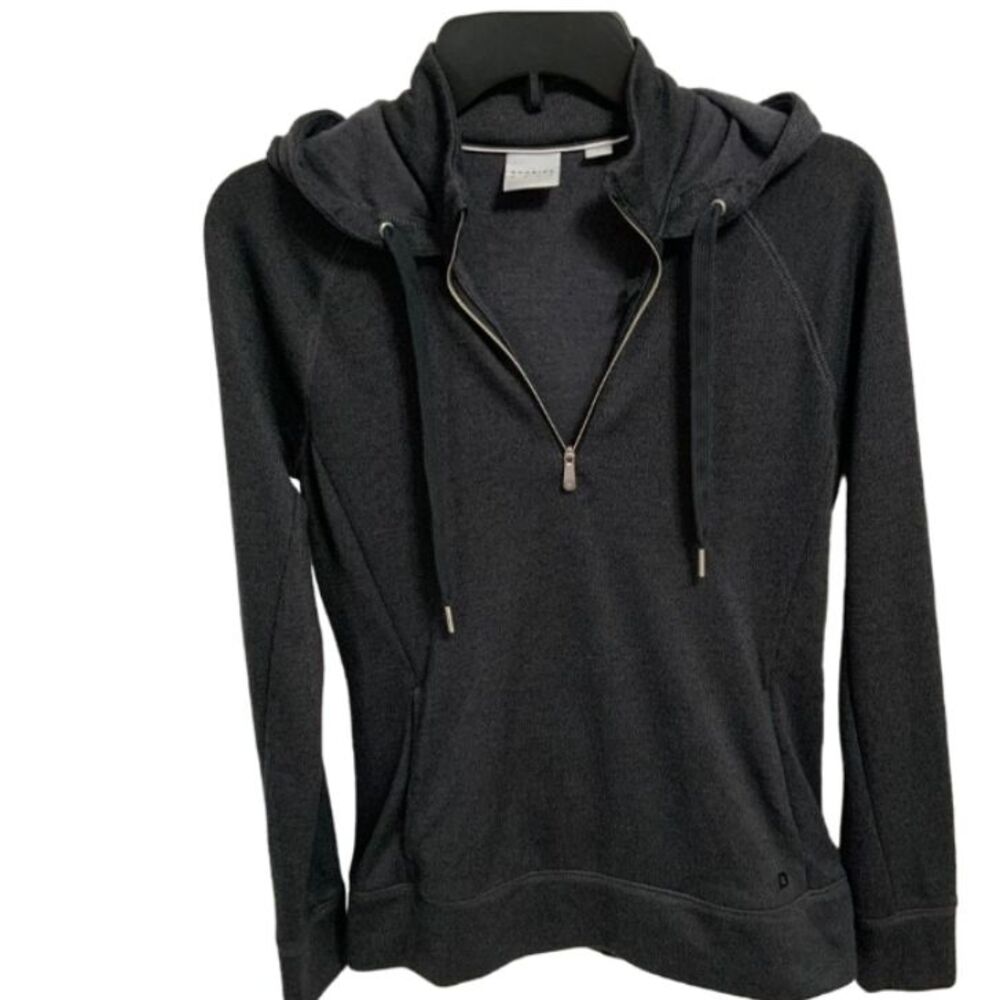 Dunning Golf PENROSE FLEECE PERFORMANCE HOODIE quarter Zip size Womens Small